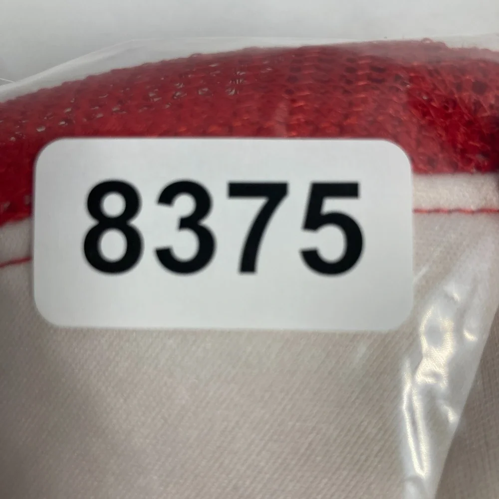 Vintage Liberty University Trucker Cap‎ Hat White Red Mesh Snapback  STAIN